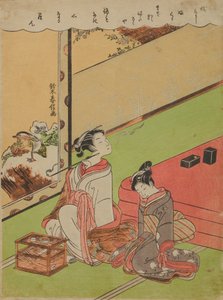  door Suzuki Harunobu