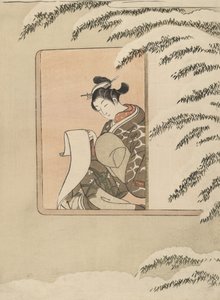  door Suzuki Harunobu