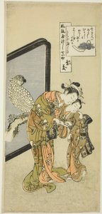 Papegaai Komachi (Omu Komachi), uit de serie De zeven modieuze aspecten van Komachi (Furyu yatsushi nana Komachi)