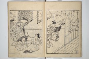 door Suzuki Harunobu