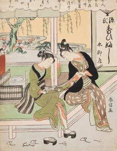  door Suzuki Harunobu