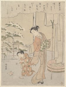  door Suzuki Harunobu