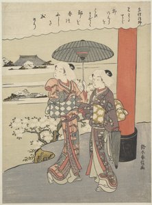  door Suzuki Harunobu