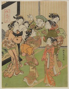  door Suzuki Harunobu