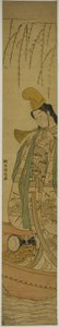 Shirabyoshi Danser Staand in Asazuma Boot