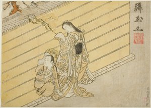 Het Gat in de Muur door Suzuki Harunobu