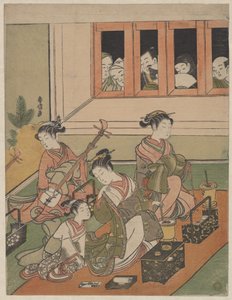  door Suzuki Harunobu