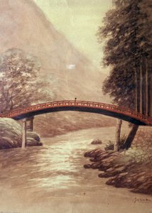 De brug door Suzuki Harunobu