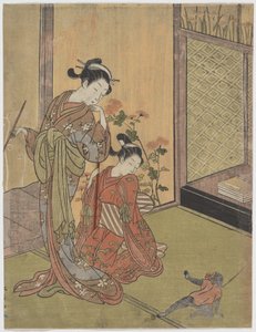  door Suzuki Harunobu