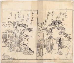  door Suzuki Harunobu