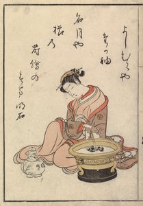  door Suzuki Harunobu