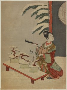 door Suzuki Harunobu