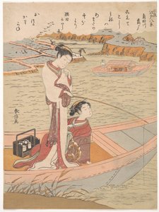  door Suzuki Harunobu