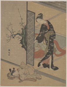  door Suzuki Harunobu