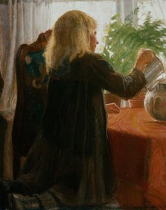 Meisje water varen