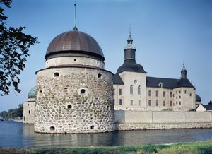 Uitzicht op het kasteel van Vadstena, gebouwd in 1545 door Swedish School
