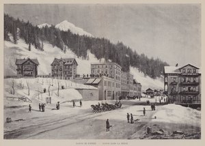 Davos in de Sneeuw door Swiss School