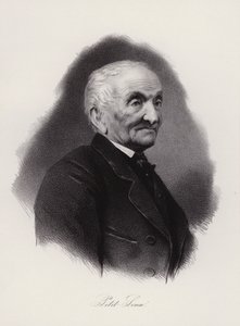 Jean Antoine Petit-Senn, Zwitserse dichter (gravure) door Swiss School