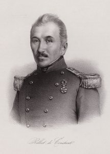 Louis Rilliet van Constant, luitenant in het Franse leger en politicus van Zwitserland (gravure) door Swiss School