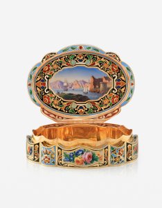 Presentatie Snuifdoos voor de Oosterse Markt, Genève, ca. 1830 door Swiss School