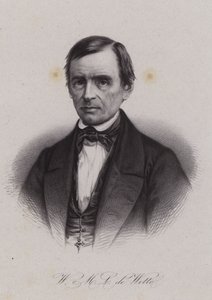 Wilhelm Martin Leberecht de Wette, Duits-Zwitserse theoloog en bijbelgeleerde door Swiss School