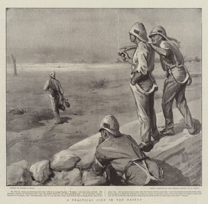 Een praktische grap in de woestijn