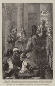Uitleg van de opruiende affiches op de muren in Stamboul door Sydney Prior Hall