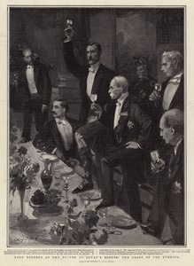 Lord Roberts bij het Diner voor Lovat