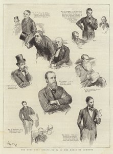 Het debat over zelfbestuur, notities in het Lagerhuis door Sydney Prior Hall