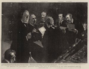 De Bijeenkomst van Parlementsleden die de Eed van Trouw afleggen aan de Nieuwe Soeverein, 23 januari