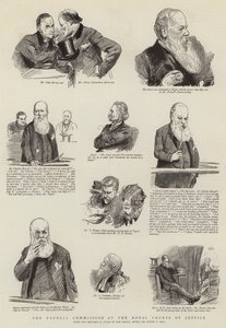 De Parnell Commissie bij de Koninklijke Hoven van Justitie door Sydney Prior Hall