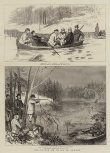 De Prins van Wales in Zweden door Sydney Prior Hall