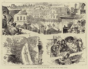 De Koninklijke Intocht in Londen, Wat we zagen vanaf het Dak van de Horse Guards