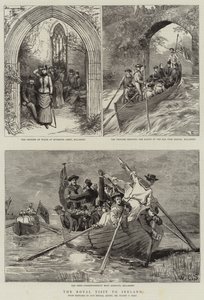 Het Koninklijk Bezoek aan Ierland door Sydney Prior Hall