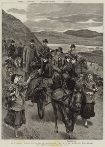 Het Koninklijk Bezoek aan Ierland, het Gap of Dunloe Oversteken, Killarney