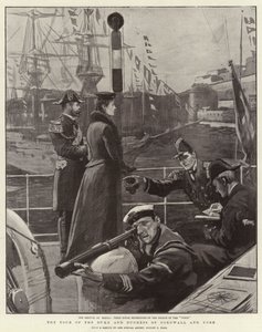 De Tour van de Hertog en Hertogin van Cornwall en York door Sydney Prior Hall