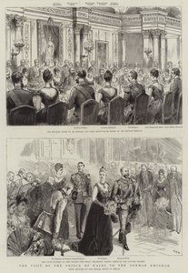 Het bezoek van de Prins van Wales aan de Duitse keizer door Sydney Prior Hall