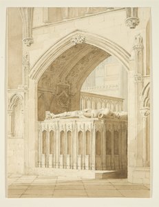 Graf van Robert Fitzharding, overleden in 1170, in de Bristol Cathedral