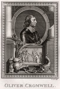Oliver Cromwell door T. Cook