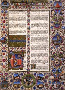 Het boek Leviticus, eerste volume van de Bijbel van Borso d