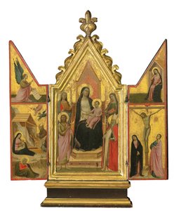 Drieluik door Taddeo Gaddi