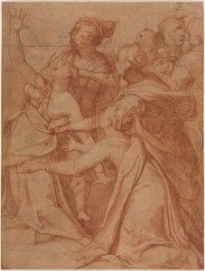 Een wonder van Sint Philip Benizzi: De genezing van een bezeten vrouw, ca. 1557