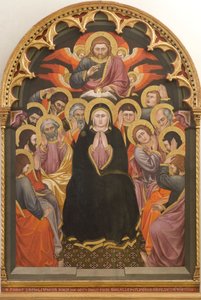 Pinksteren, 1403 door Taddeo di Bartolo