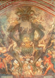 Het Laatste Oordeel (detail) door Taddeo di Bartolo