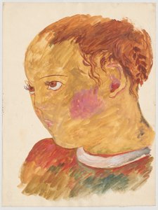 Mädchenkopf door Tadeusz Makowski