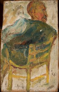 Skizze einer männlichen Figur door Tadeusz Makowski