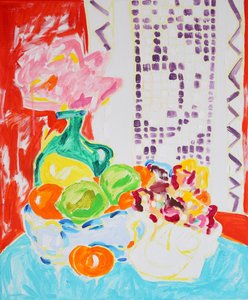 Kleurrijke bloemen en fruit door Tamara Jare