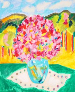 Kleurrijke bergbloemen door Tamara Jare