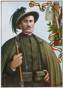 Infanteriesoldaat Benito Mussolini