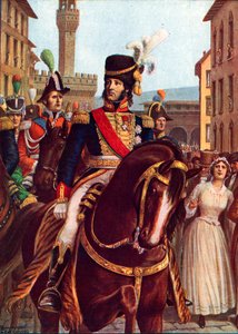 Joachim Murat betreedt Florence, 19 januari 1801